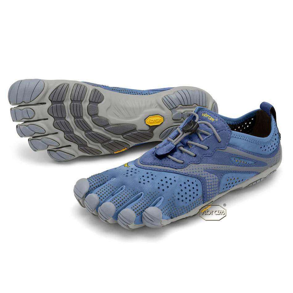 Women\'s Vibram V-Run Training Shoes Blue | US_P05