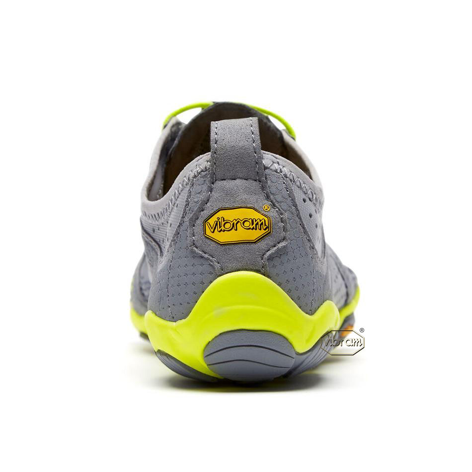 Women's Vibram V-Run Training Shoes Grey / Yellow | US_Y03