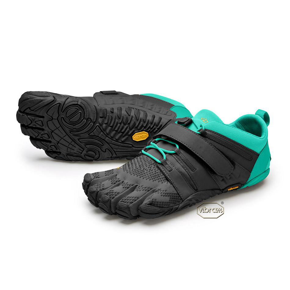 Women\'s Vibram V-Train 2.0 Training Shoes Black / Green | US_F09