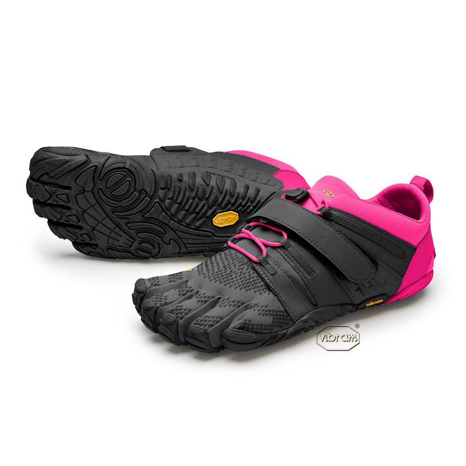 Women\'s Vibram V-Train 2.0 Training Shoes Black / Pink | US_G10