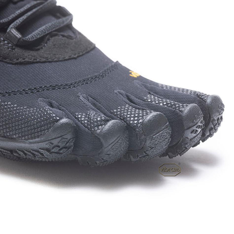 Women's Vibram V-Trek Casual shoes Black | US_G34