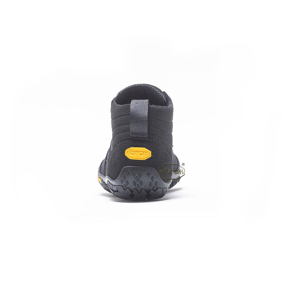 Women's Vibram V-Trek Hiking Shoes Black | US_C65