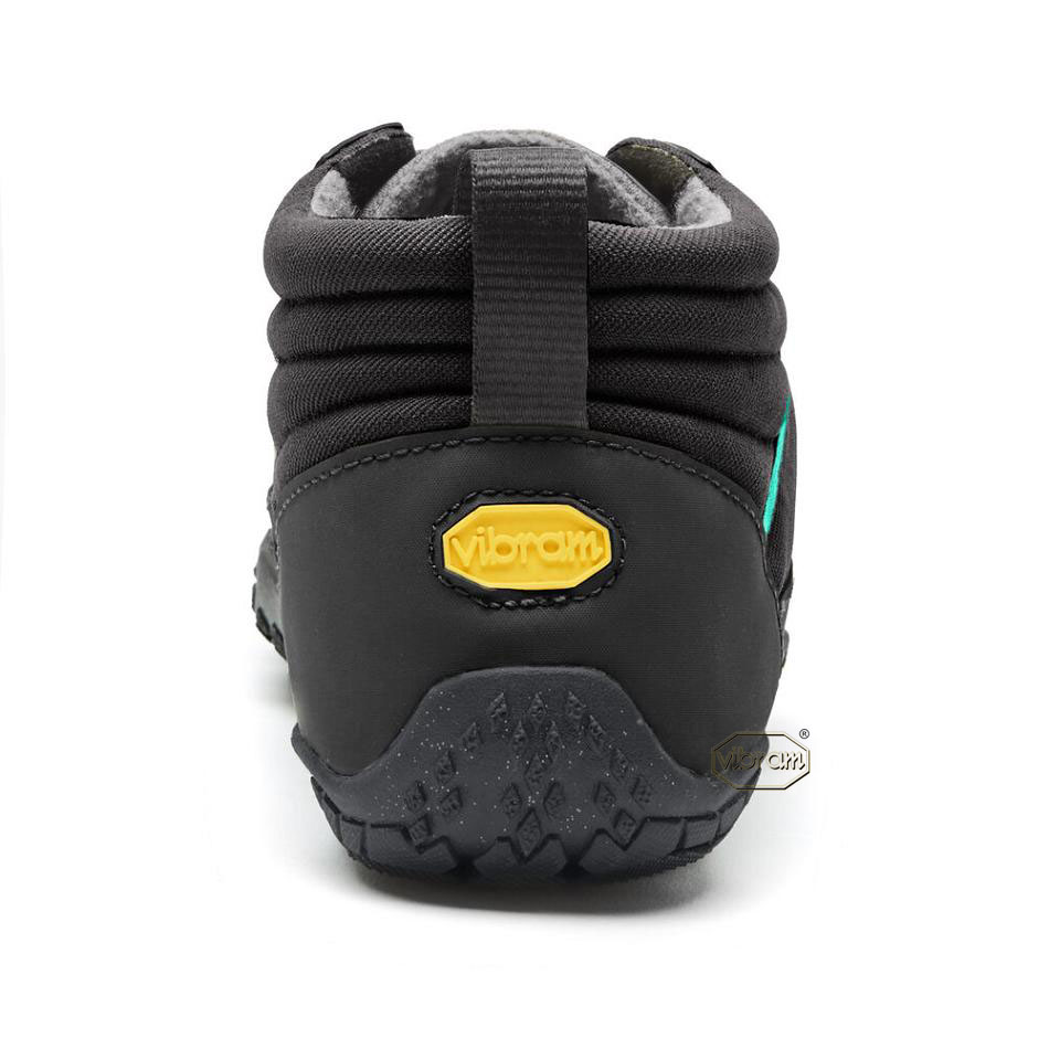 Women's Vibram V-Trek Insulated Casual shoes Black / Grey / Green | US_A30