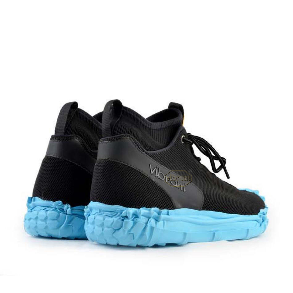 Women's Vibram WRAP TECH Blue Shoes Black / Blue | US_J63