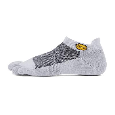 Men's Vibram 5TOE No Show Socks Light Grey | US_P02