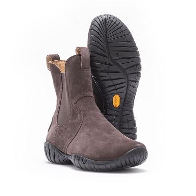 Men's Vibram Just For Me-Horse Ecostep Natural Boots Dark Brown | US_U25