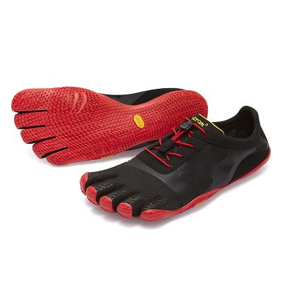 Men's Vibram KSO EVO Training Shoes Black / Red | US_N65