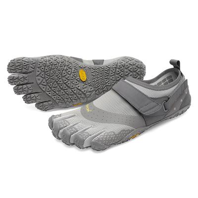 Men's Vibram V-Aqua Water Shoes Grey | US_C38