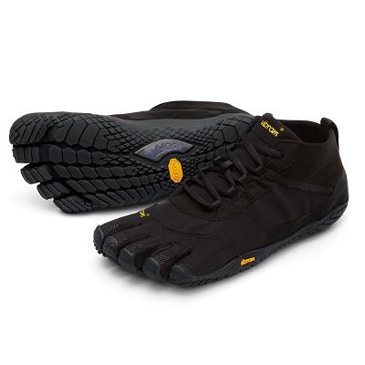 Men's Vibram V-Trek Casual shoes Black | US_K82