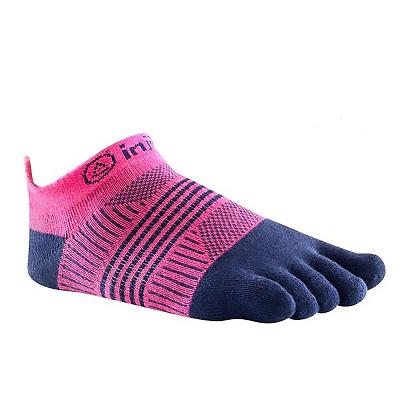 Women's Vibram Injinji W's Run Lightweight Socks Pink / Navy | US_Z18