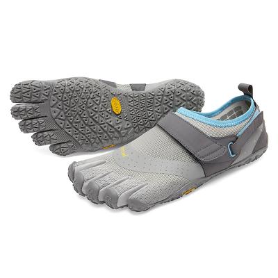 Women's Vibram V-Aqua Water Shoes Light Grey / Blue | US_D83