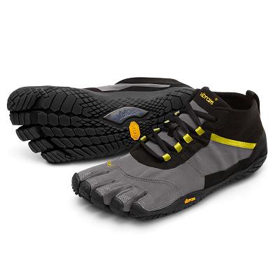 Women's Vibram V-Trek Casual shoes Black / Grey | US_H35